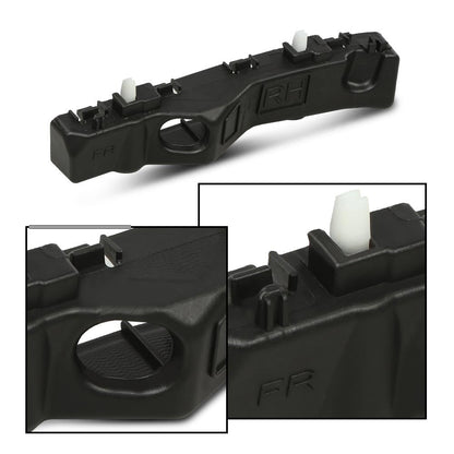G-PLUS Front Bumper Bracket Retainers Assembly Set 2pcs Compatible with 2019-2022 Kia Forte 86551-M6500 8655-1M7000 86551-M7500 86551-M6000 86552-M6000 Black