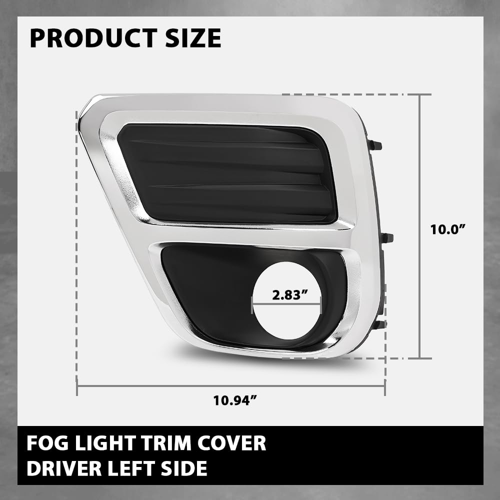 G-PLUS Fog Light Trim Cover Driver Side Compatible with Subaru Forester 2019-2021 57731SJ070