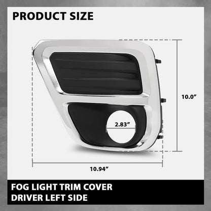 G-PLUS Fog Light Trim Cover Driver Side Compatible with Subaru Forester 2019-2021 57731SJ070