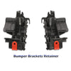 G-PLUS Black Front LH and RH Bumper Retainer Brackets Fit Cruze Sedan 2011 2012 2013 2014 2015 Front Bumper Support Mount Support Bracket 2pcs 95328893 95328894 GM1043118 GM1042118