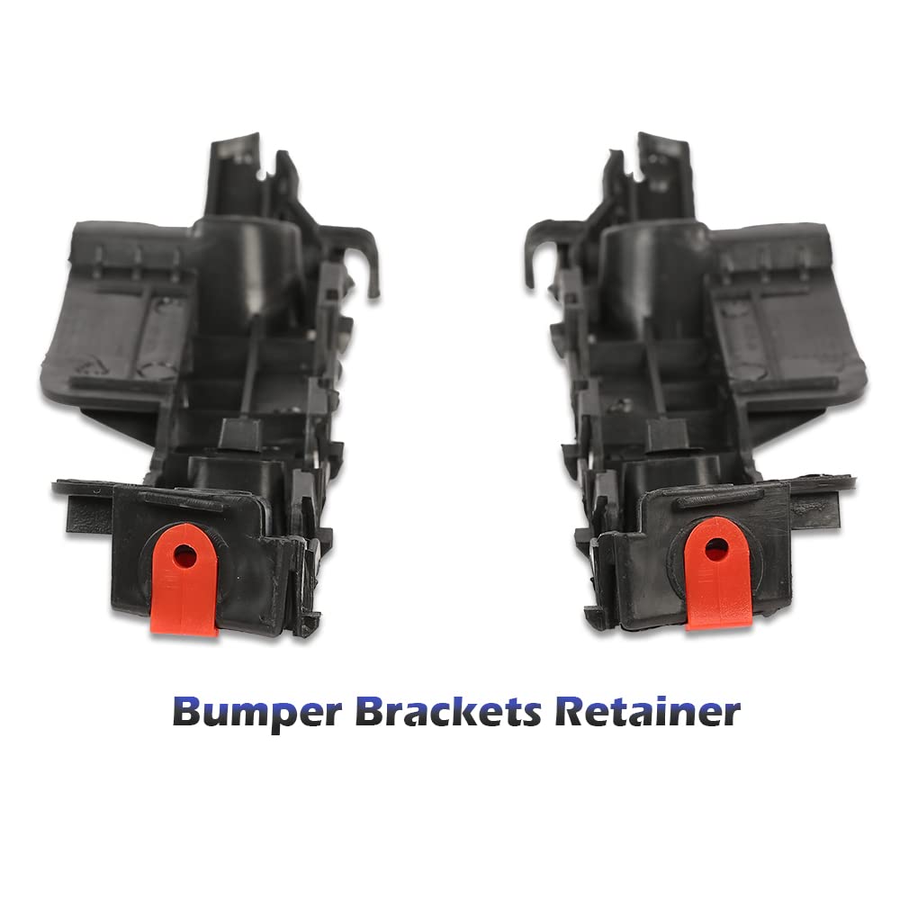 G-PLUS Black Front LH and RH Bumper Retainer Brackets Fit Cruze Sedan 2011 2012 2013 2014 2015 Front Bumper Support Mount Support Bracket 2pcs 95328893 95328894 GM1043118 GM1042118