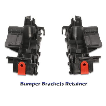 G-PLUS Black Front LH and RH Bumper Retainer Brackets Fit Cruze Sedan 2011 2012 2013 2014 2015 Front Bumper Support Mount Support Bracket 2pcs 95328893 95328894 GM1043118 GM1042118