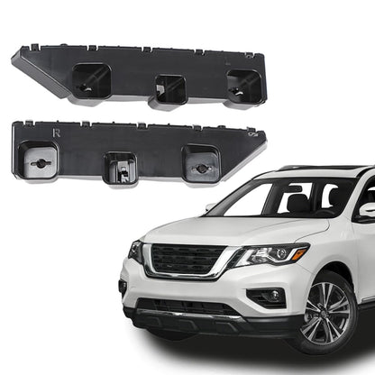 G-PLUS Front Left & Right Side 1pair Bumper Brackets Compatible with Nissan Pathfinder 2013-2019 NI1042107 NI1043107 622273KA1A 622263KA1A