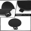 G-PLUS Black Front Bumper Tow Hook Eye Cap Cover Compatible with Jeep Compass 2.0L 2.4L 2017-2021 5SY62TZZAB