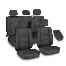 G-PLUS Seat Covers Set for Jeep Grand Cherokee 4 Door 2011-2019 Black