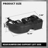 G-PLUS Bumper End Support Left Compatible with Ford Mustang 2018-2023 JR3Z17E855A, JR3Z-17E855-A Black