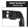 G-PLUS Center Dash Radio Climate Control Bezel Compatible with Toyota 4Runner 1999 2000 2001 2002 Black Dashboard Panel Cover Black
