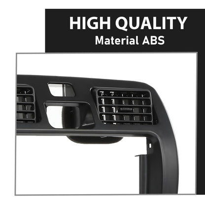 G-PLUS Center Dash Radio Climate Control Bezel Compatible with Toyota 4Runner 1999 2000 2001 2002 Black Dashboard Panel Cover Black