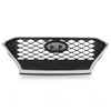 G-PLUS Front Bumper Grille Chrome Trim Compatible with Hyundai Kona Hatchback 2018-2021 86350J9100