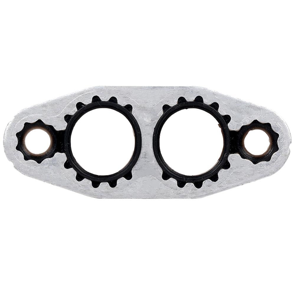G-PLUS Engine Oil Cooler Gasket Compatible with 1999-2020 Cadillac Escalade Chevy Silverado Suburban GMC Sierra 15203889
