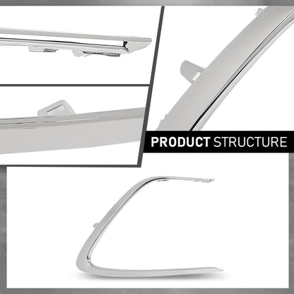 G-PLUS Front Right Bumper Grille Grill Strip Trim, Compatible with Toyota Camry LE XLE 2021-2023, Passenger Side, 5271206120