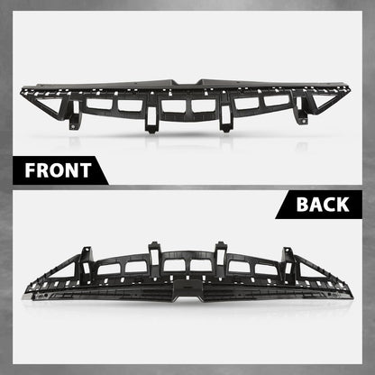 G-PLUS Upper Radiator Support Sight Shield Panel Cover Compatible with Hyundai Accent 2018-2022 Black