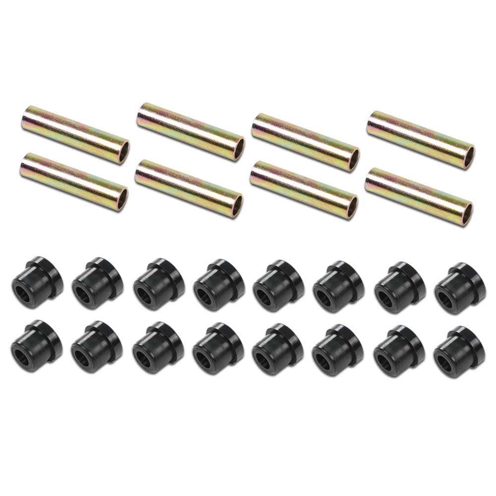 G-PLUS Front Rear Leaf Spring Bushing Set Compatible with Club car DS 1981 and newer Rear Leaf Spring Bushing & Sleeves Kits 1012303 1015583
