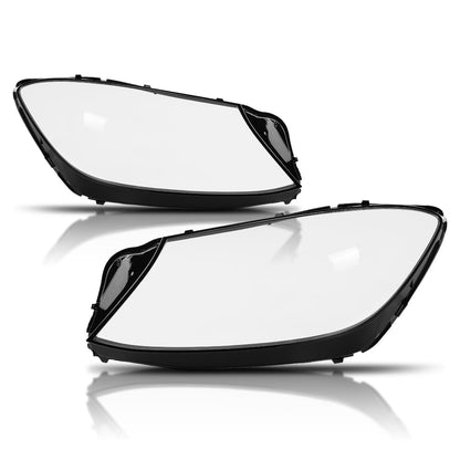G-PLUS Headlight Lens Cover Compatible with Benz W222 S-Class 2018 2019 2020 Left & Right Front Headlamp Lens Cover Clear