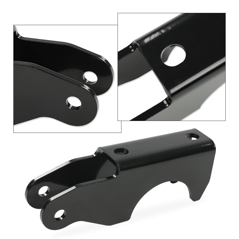 G-PLUS Heavy Duty Rear Lower Shock Mounts On Axle Left&Right Compatible with Ford F250 F350 Super Duty 1999-2004/ Excursion with Visteon Axle 2000-2005 F81Z5B498CA, F81A4A047BB, F81Z5B498BA