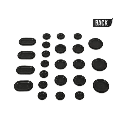 G-PLUS Blend Door Foam Fix Set Compatible with 1998-2012 Beetle (Mk4) 1992-2005 Jetta/Golf (Mk3, Mk4) 1993-2005 Jetta (B4, B5, B5.5) Blend Door Foam Fix 23pcs (Black)