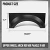 G-PLUS Rear Left & Right Upper Wheel Arch Repair Panels Compatible with Ford F150 Truck 2004-2008, Fit Ford F150 Super Crew/Crew Cab/Regular Cab, Black