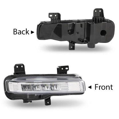 G-PLUS LED Front Right Fog Lights Lamp Assembly, Compatible with Ford Explorer 2020-2024 (Except Timberline Model), Passenger Side, LB5Z15200C, LB5Z15200D