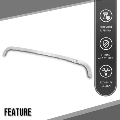 G-PLUS Rear Upper Bumper Face Bar Trim Molding Compatible with Benz GL350 GL450 GL550 2013-2016 1668851001, 1668851274 Silver