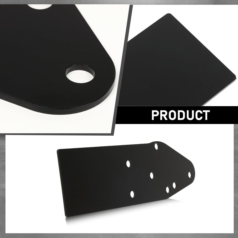 G-PLUS Front Bumper Steel Reinforce Mount Brackets Compatible with Jeep Cherokee XJ MJ 1984-2001