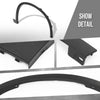 G-PLUS Front RH Wheel Fender Flare Molding Trim Compatible with BMW X1 sDrive28i 2017-2022 Fit BMW X1 xDrive28i 2016-2022 51777332338, BM1291114 Black