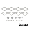 G-PLUS Exhaust Manifold Header Gasket Pair W/Bolts Fit All LS Series Engines (Except LS7),Fits All 1997-2013 Gen 3/4 LS Based V8 551696, 12617944