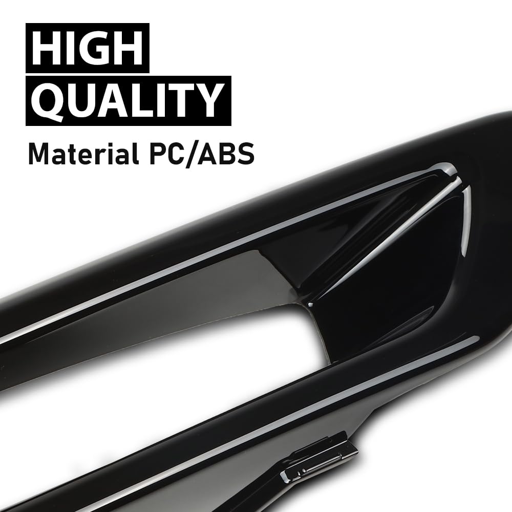 G-PLUS Front Bumper Fog Light Lamp Bezel Left +Right Compatible with Land Rover Discovery Sport 2015-2018