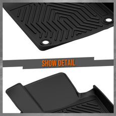 G-PLUS TPE Floor Mats Compatible with Toyota Camry FWD 2018-2024 6PCS Black Product Specifications