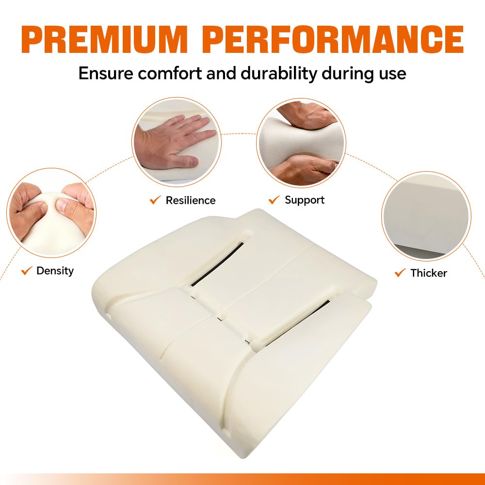 G-PLUS Front Driver Side Seat Cushion Seat Foam Pad Compatible with Dodge Ram 2500/3500 SLT 1998-2002 / Ram 1500 1998-2001