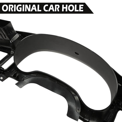 G-PLUS Dashboard Cover Single Din Compatible with Chevy Blazer S10/GMC Jimmy Sonoma 1998-2004 Dash Trim Bezel Cover (Black)