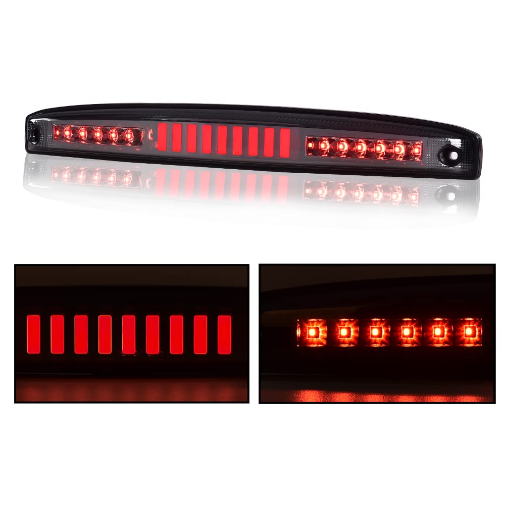 G-PLUS LED Tailgate High Mounted Brake Light Compatible with 2003-2006 Dodge Ram 2500 3500 Rear Center Tailgate Lamp I Brake Light Replacement 05086509AA