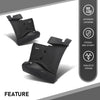 G-PLUS Front Bumper Lower Wheelhouse Liner Bracket Left+Right Compatible with Tesla Model 3 2017-2022 1084175-00-D, 1084177-00-D Black