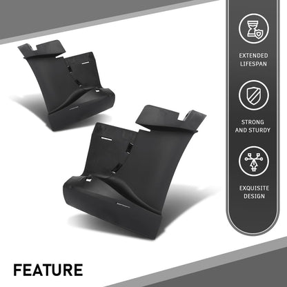 G-PLUS Front Bumper Lower Wheelhouse Liner Bracket Left+Right Compatible with Tesla Model 3 2017-2022 1084175-00-D, 1084177-00-D Black