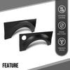 G-PLUS Rear Left & Right Wheel Arch Quarter Panel Compatible with Ford F150 Pickup Truck 2009-2014, 2PCS Black