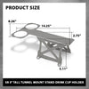G-PLUS 5" Tall Tunnel Mount Stand Drink Cup Holder Compatible with B&M Ratchet Shifter Mega Shifter TCI