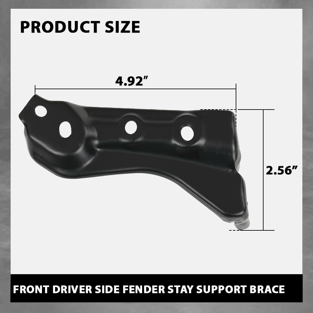G-PLUS Front Driver Side Fender Stay Support Brace Bracket Compatible with Honda CR-V 2012-2016