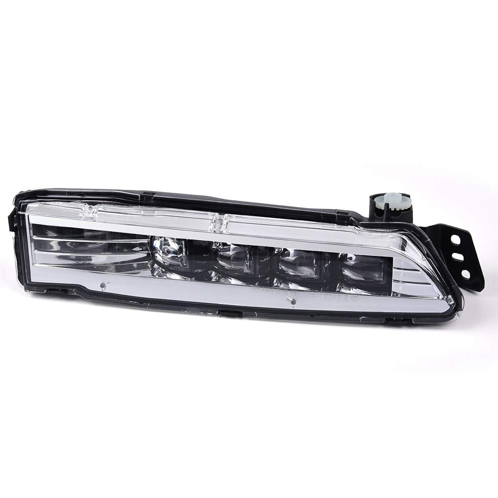 G-PLUS Front Bumper LED Fog Lights Compatible With 2018-2019 Honda Accord Sedan,Fog Lamp Daytime Running Light w/Bezel + Wiring Kit Left & Right Side