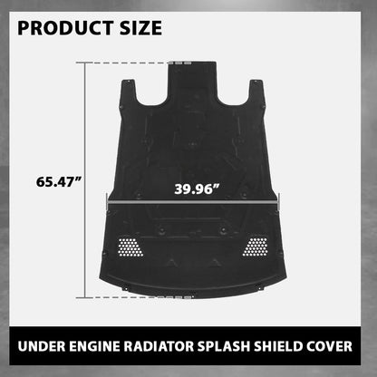 G-PLUS Under Engine Radiator Splash Shield Cover, Compatible with Porsche Panamera 2010-2016, 97050411702, 97050411700