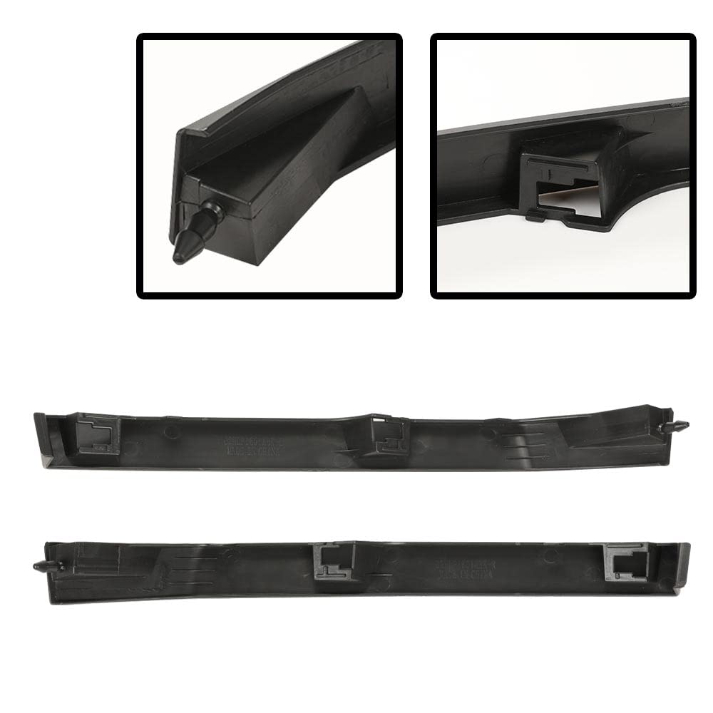 G-PLUS Headlight Molding Trim Lower Filler Set Compatible with 2004-2015 Nissan Armada Titan QX56,622357S300,622347S300 Pair Driver & Passenger Side