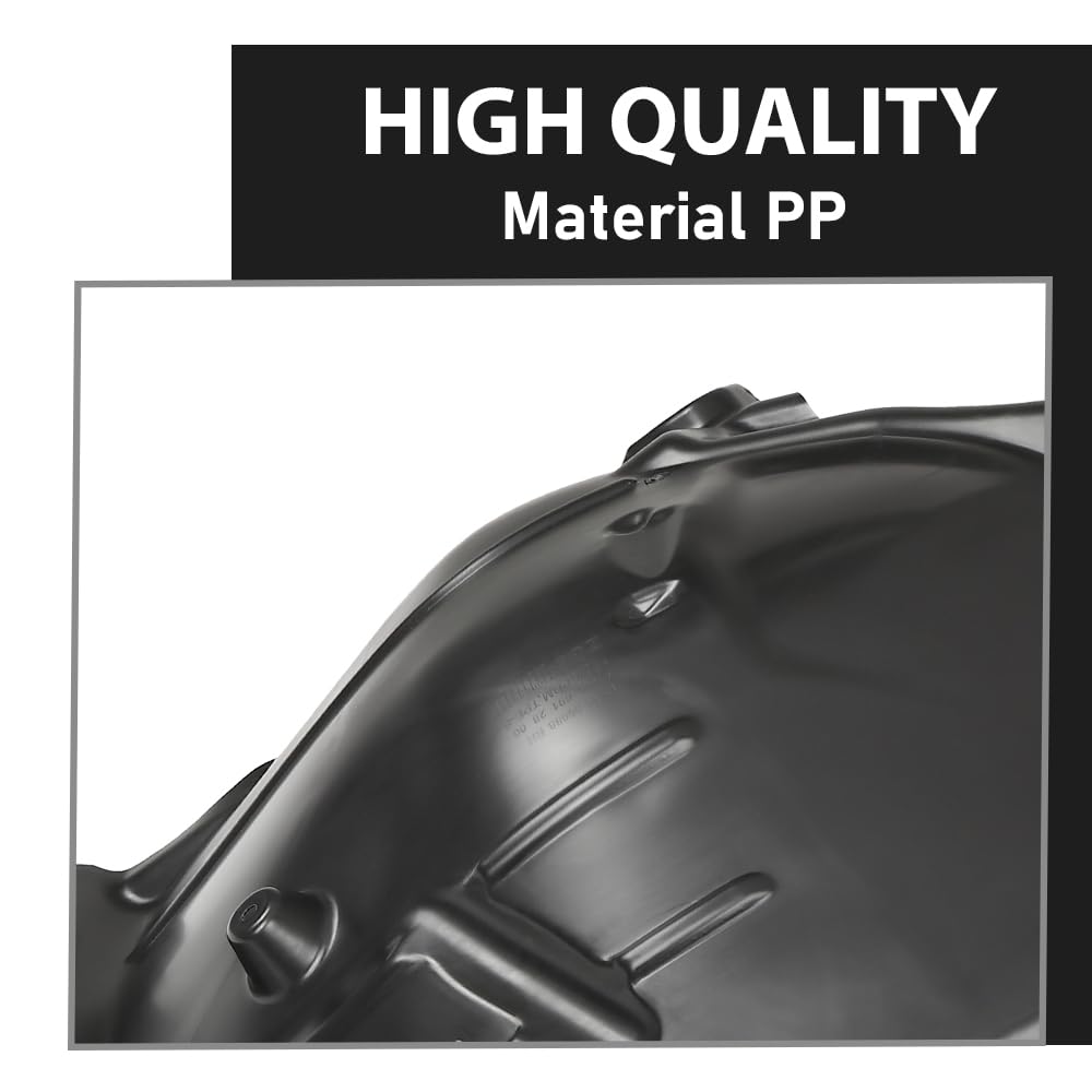 G-PLUS Rear Right Fender Liner Inner Assembly, Compatible with 2015-2017 Benz C300/ 2017 C43 AMG/ 2016-2017 Benz C63, Passenger Side, 205691280064, MB1249192