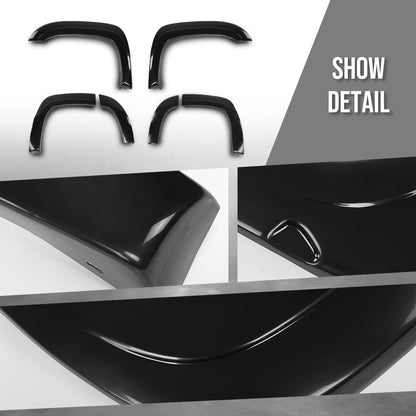 G-PLUS Fender Flares Compatible with Chevy Tahoe 2007-2014 Not Fit LTZ Models Black