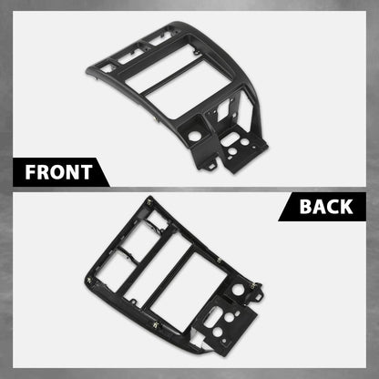 G-PLUS Center Dash Climate Control Radio Bezel Trim Compatible with Toyota Tacoma 1998-2004 Black Dashboard Panel