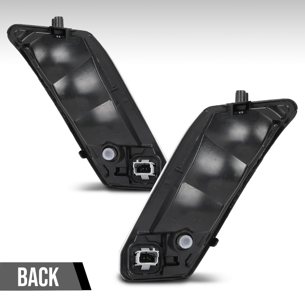 G-PLUS DRL Daytime Running Lights Pair LED Left & Right Compatible with Volvo XC60 2010-2013 31290873, 31290874 White