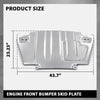 G-PLUS Front Engine Splash Shield Bumper Skid Plate Engine Protection, Compatible with Ford F150 Raptor 2017-2020, HL3Z5B018A, HL3Z-5B018-A