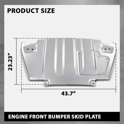 G-PLUS Front Engine Splash Shield Bumper Skid Plate Engine Protection, Compatible with Ford F150 Raptor 2017-2020, HL3Z5B018A, HL3Z-5B018-A