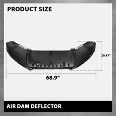 G-PLUS Front Lower Air Dam Deflector for Ford Escape 2013-2016 Lower Valance Side View