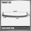 G-PLUS Dashboard Upper Dash Pad Trim Bezel Compatible with Toyota Pickup 1989 1990 1991 1992 1993 1994 1995 Dash Cover Truck Grey