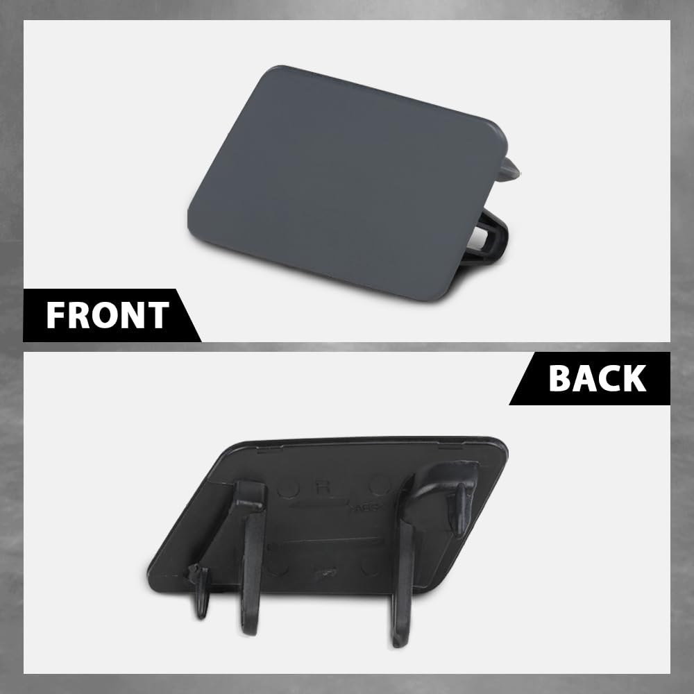 G-PLUS Headlight Washer Cover Cap Right Side Compatible with Jaguar XJ 2011-2018,Fit Jaguar XJR (submodel: Base, L) 2014-2017,Fit Jaguar XJR575 Base 2018