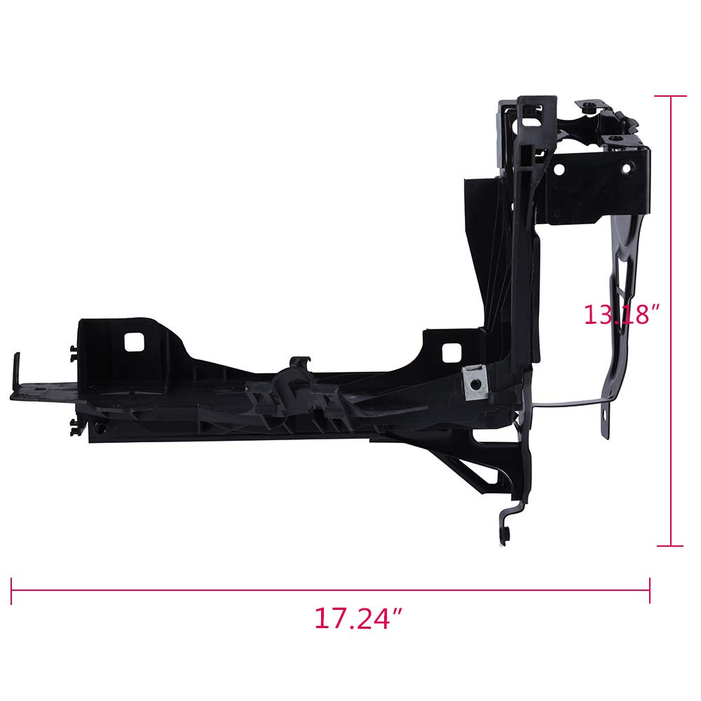G-PLUS Right Headlight Lamp Mount Bracket Right Passenger Side Headlamp Support Bracket 51647200793 51647200794 BM1225133 BM1225134
