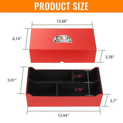 G-PLUS Coin Slabs Storage Box INTERCEPT Shield for 50 Certified Coins Holders (Red)